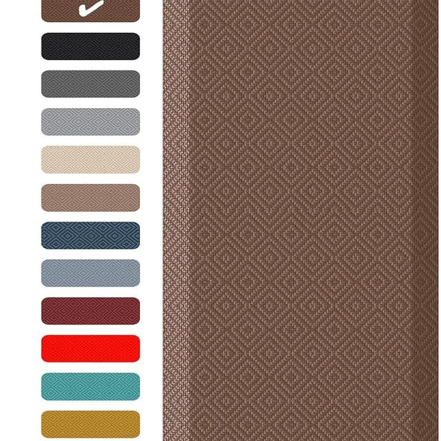 Ophanie Kitchen Mats for Floor, 3/4 Inch Thick Kitchen Rugs, 20'' x 60'' Anti Fatigue Standing Cushioned Mat, Waterproof,Comfort Ergonomic Mat for Office, Home, Sink, Brown Non-Slip Bottom