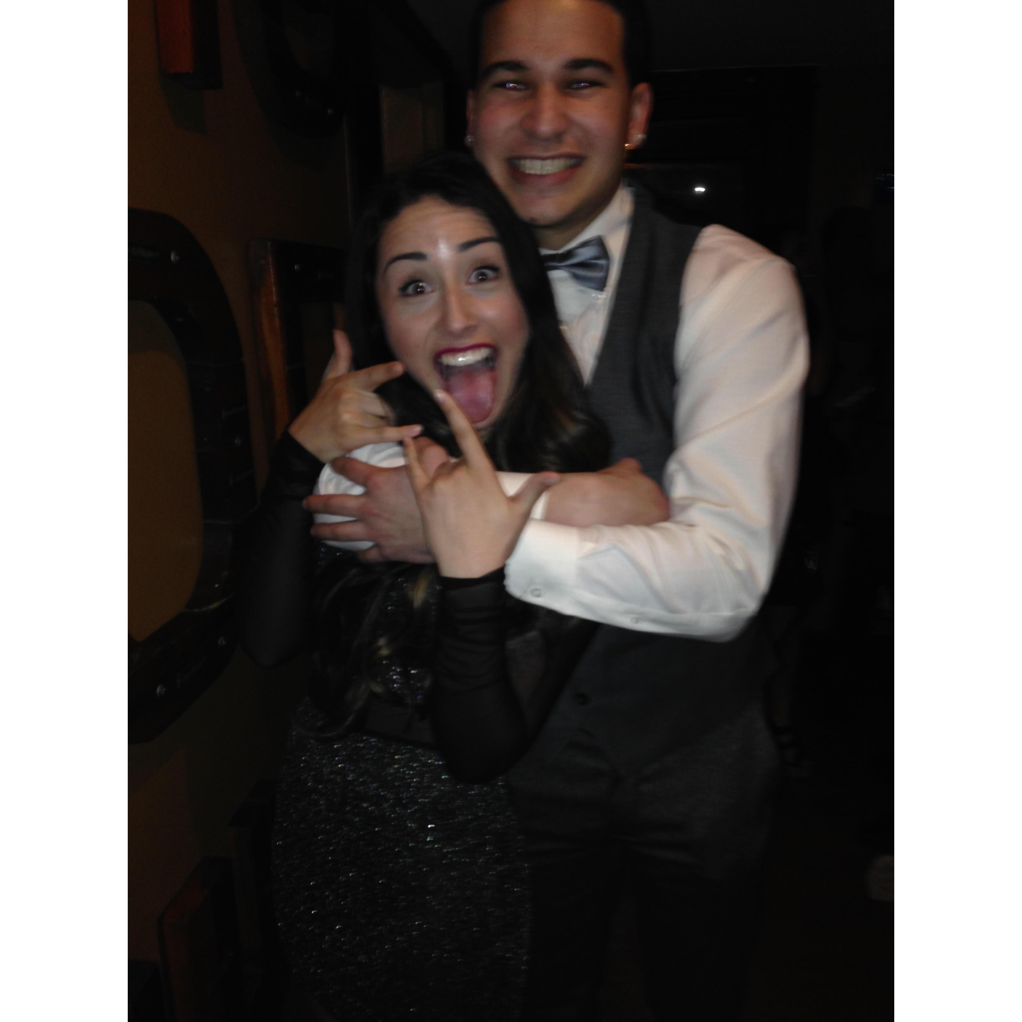 juan and amanda in college