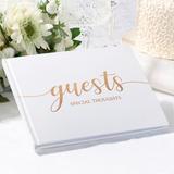 White Gold Guest Book