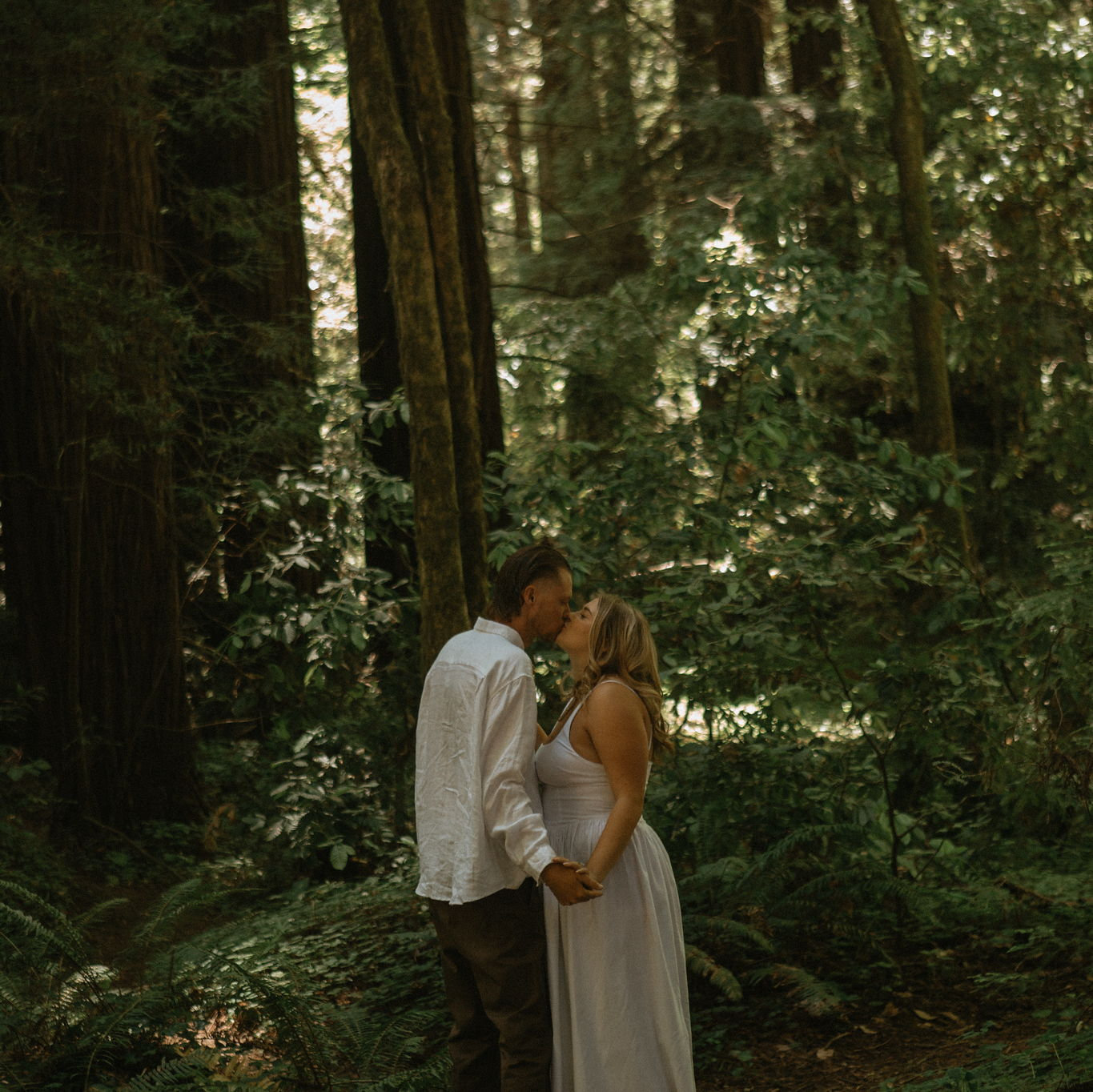 Engagement Photos in the Santa Cruz Mountains