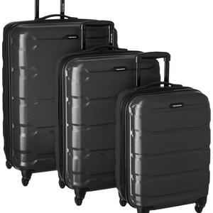 Samsonite Omni PC 3 Piece Set Spinner 20 24 28, Black