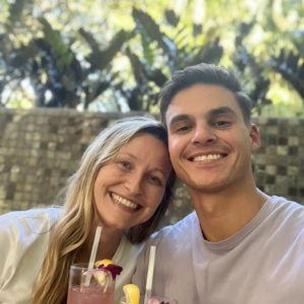 First round of drinks on the honeymoon!