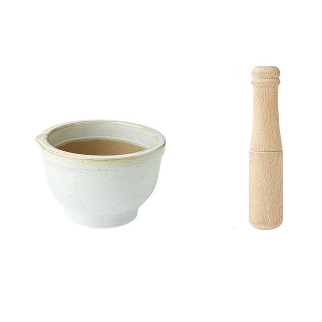 Grinder Herb Bowl High Temperature Ceramic Thickened Mortar and Pestle Set Commercial Herb Grinder Pharmacy Pound Pills Bowl Mortar and Pestle Set(Multi-Colored)