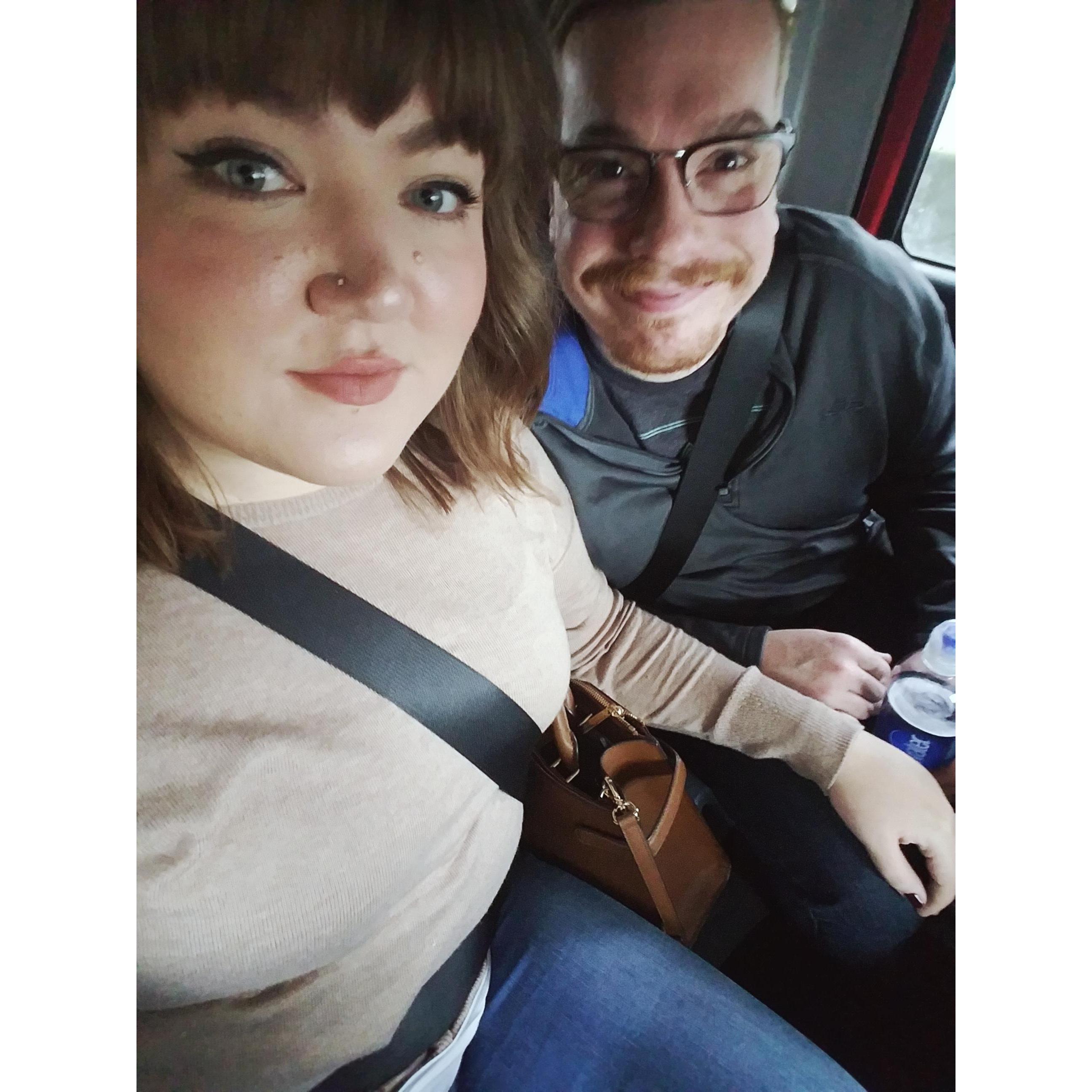 One day before our three year anniversary.