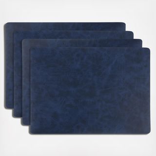 Santiago Faux Leather Placemat, Set of 4