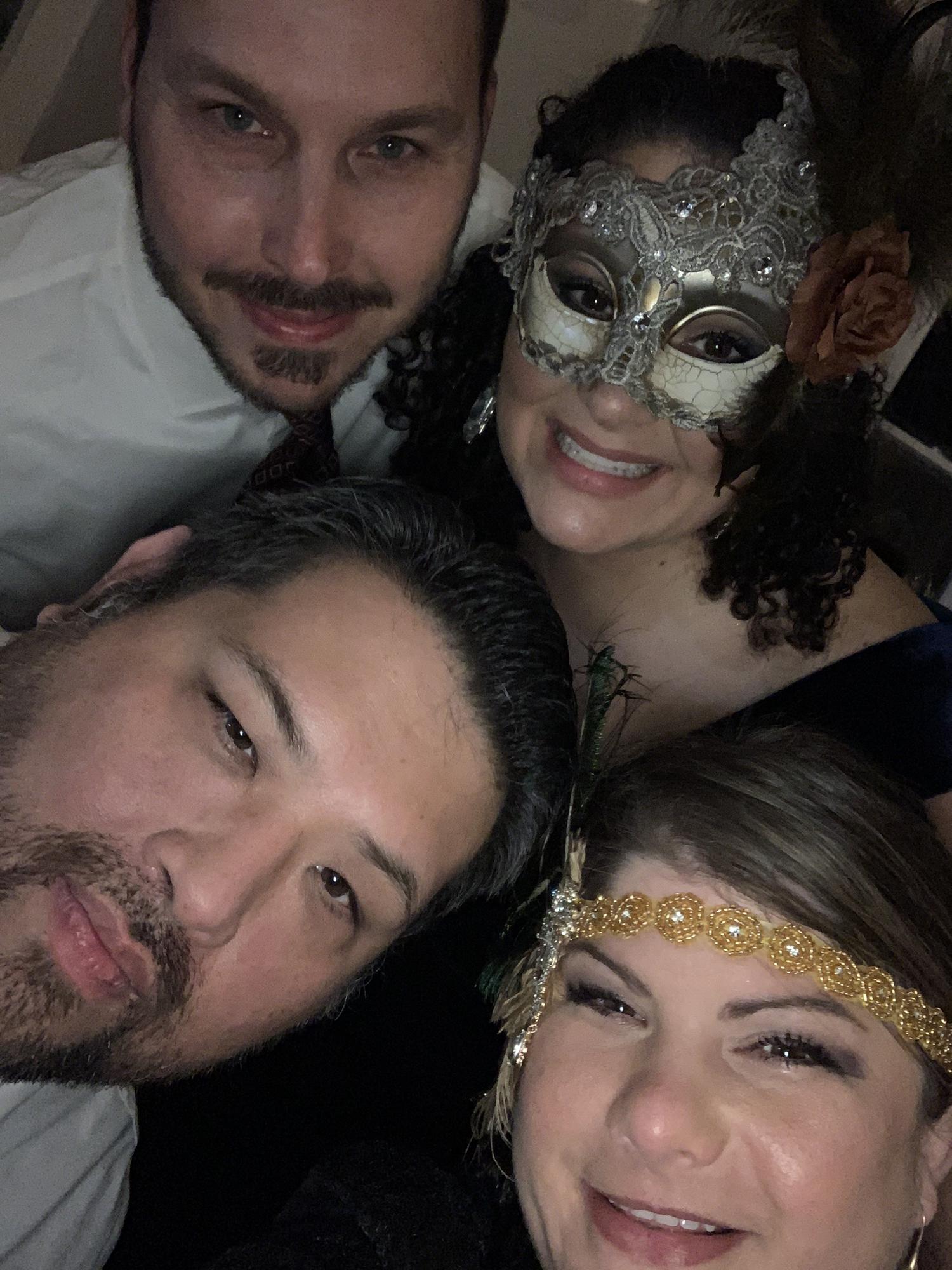 The Thames…Heather and Jamie at a masquerade ball