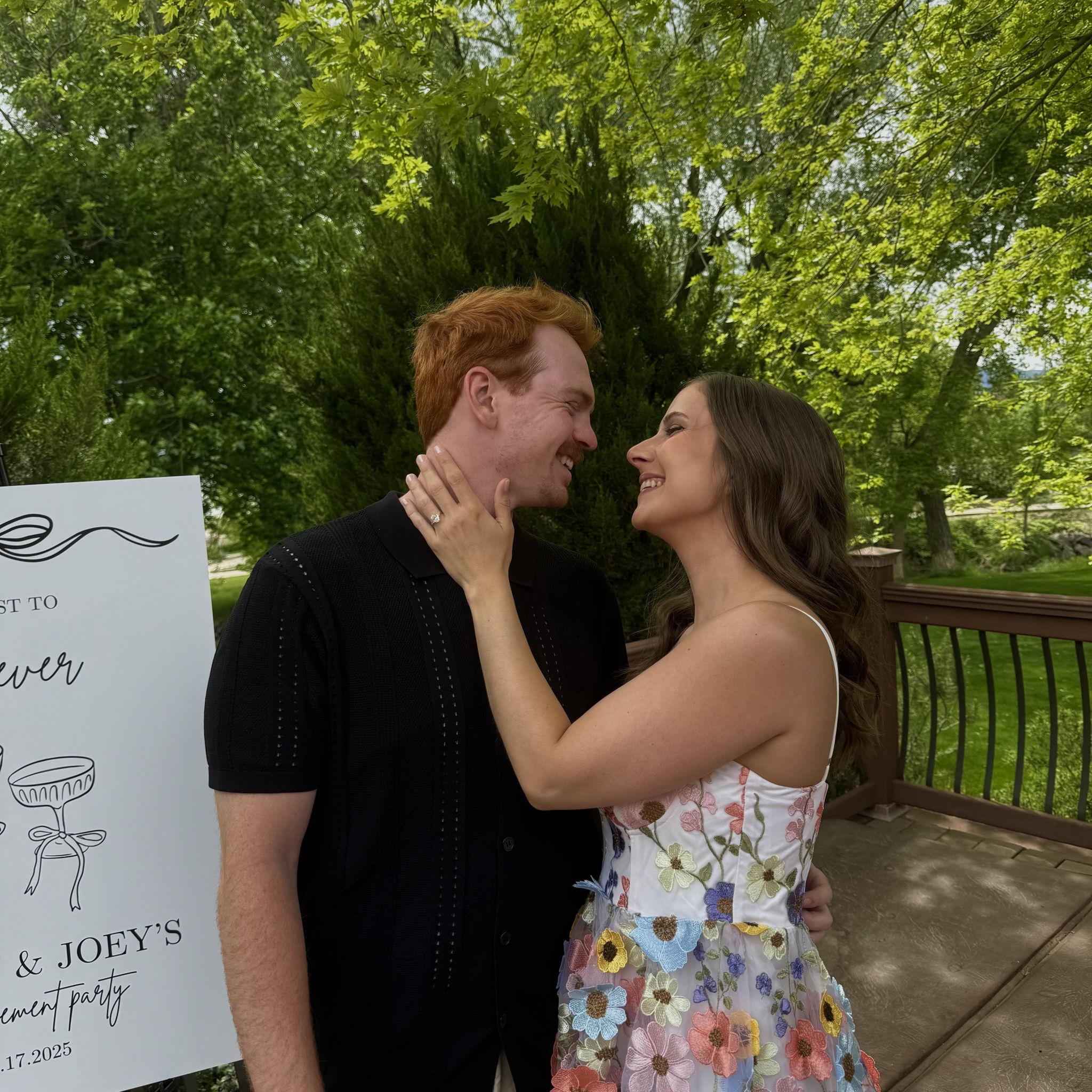 Our engagement party.