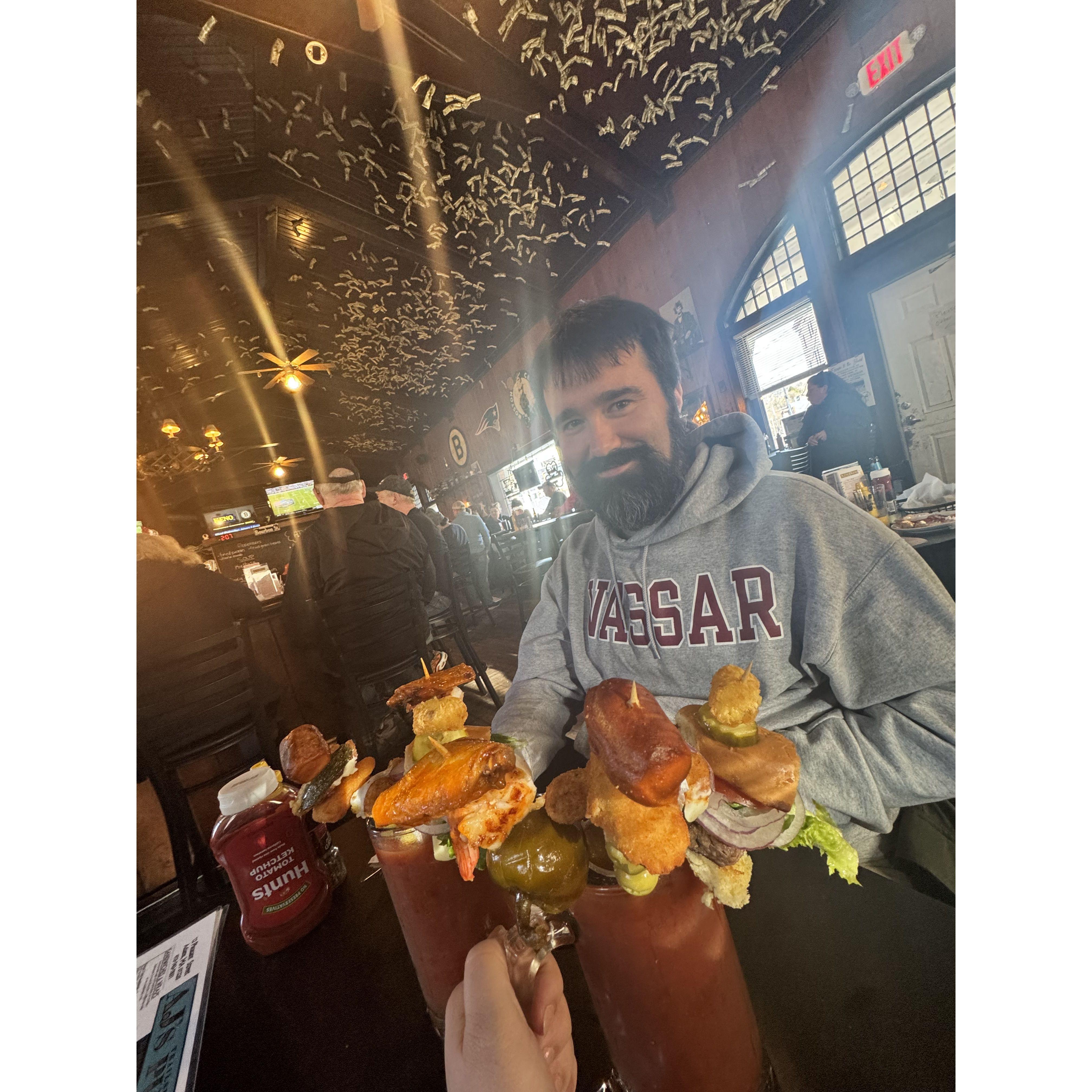 Our favorite Bloody Marys @ AJs!