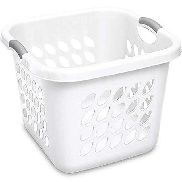 STERILITE, White 12178006 Laundry Basket, 19"