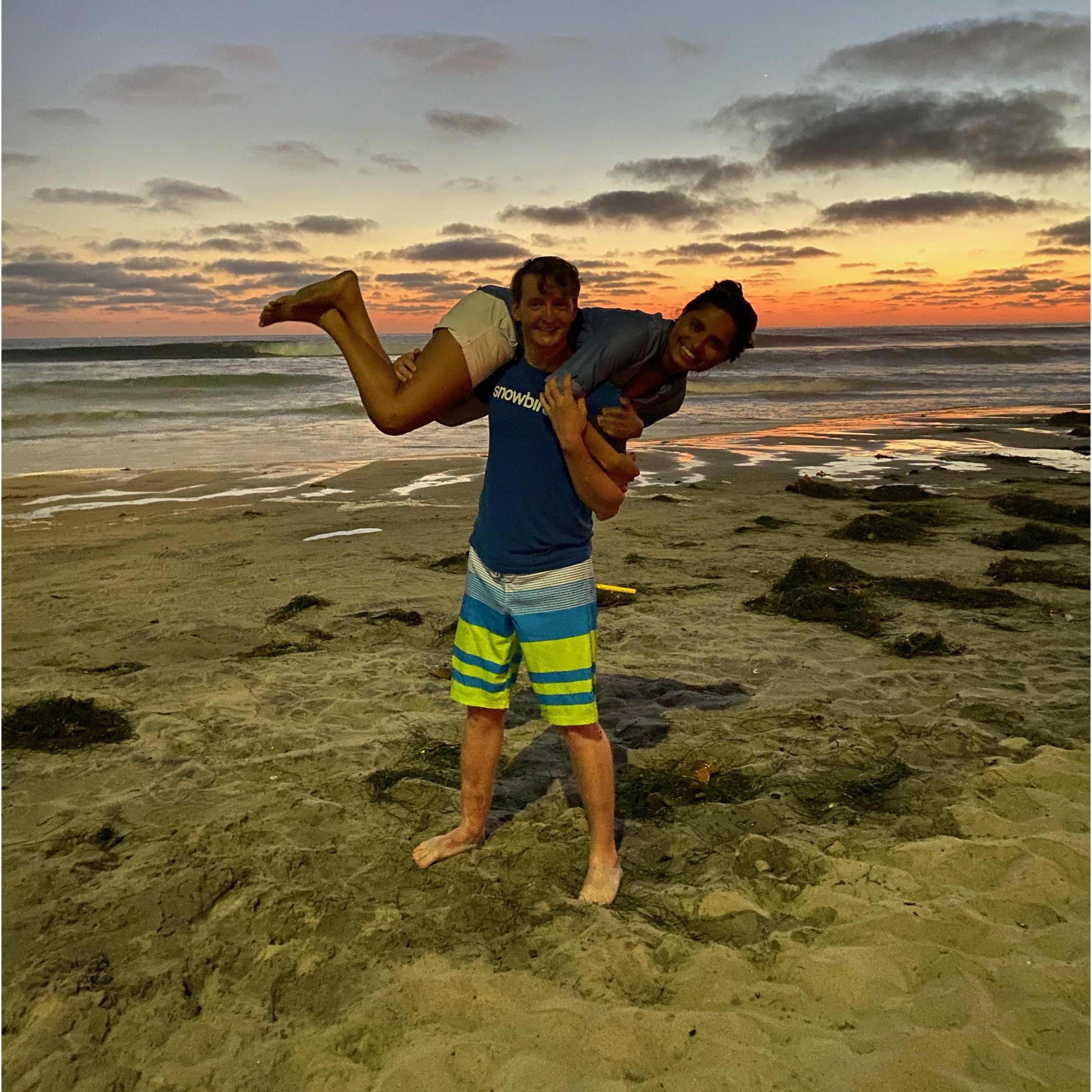 Tyler loves picking me up! And guess what? I love it too!