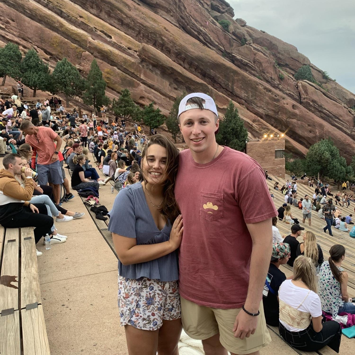 Red Rocks concert