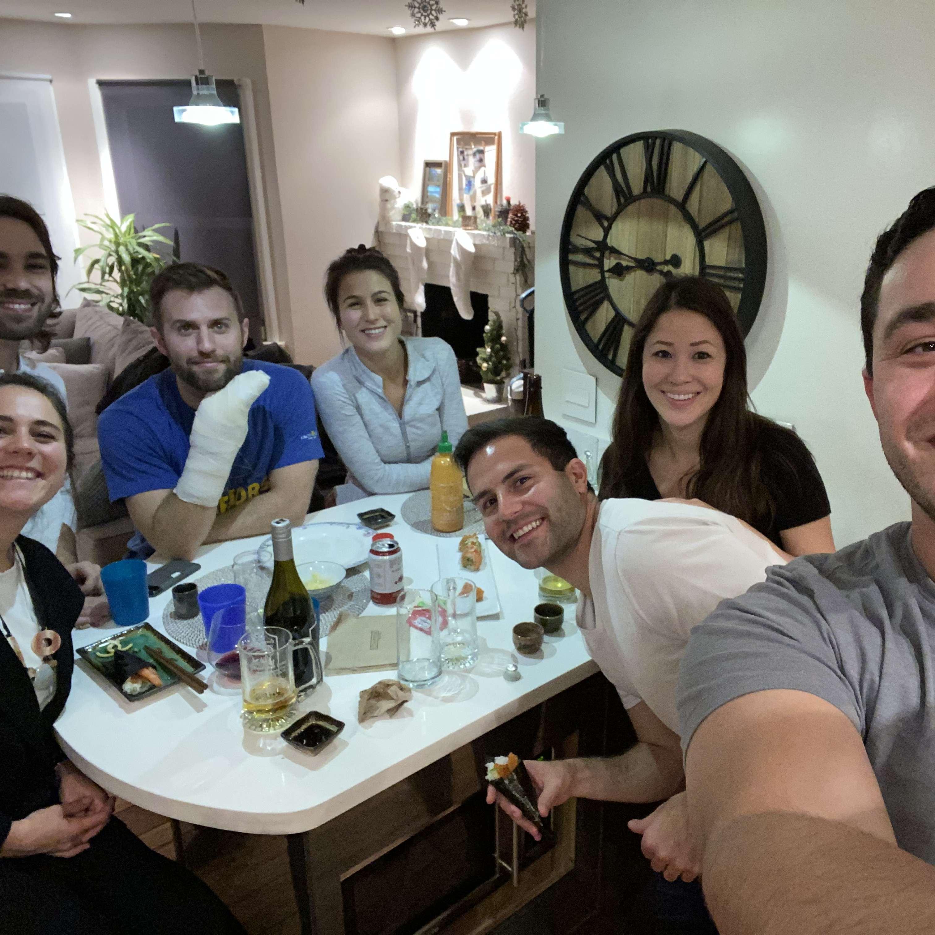 infamous sushi night! San Francisco, CA December 2020