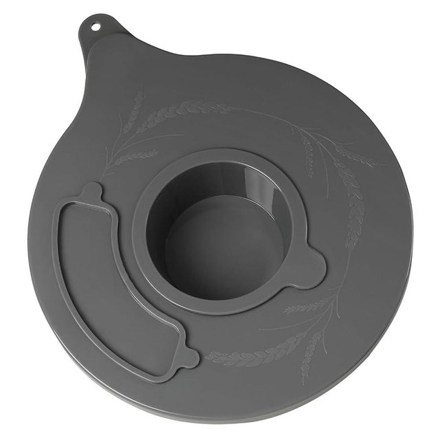 Lawenme Mixer Glass Bowl Cover for KitchenAid K5GB 5 Quart Tilt-Head Stand Mixer, Splash Guard with Add Ingredient Opening, Glass Bowl Lid to Prevent Ingredient Spills