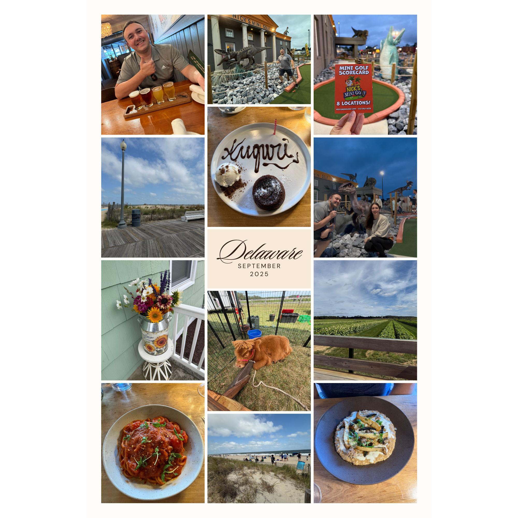 A quick Rehoboth Beach getaway in Delaware made for a memorable weekend—shopping, beach time, mini golf, and tasty stops at Holland Ridge Farms and Mangia Toscano!