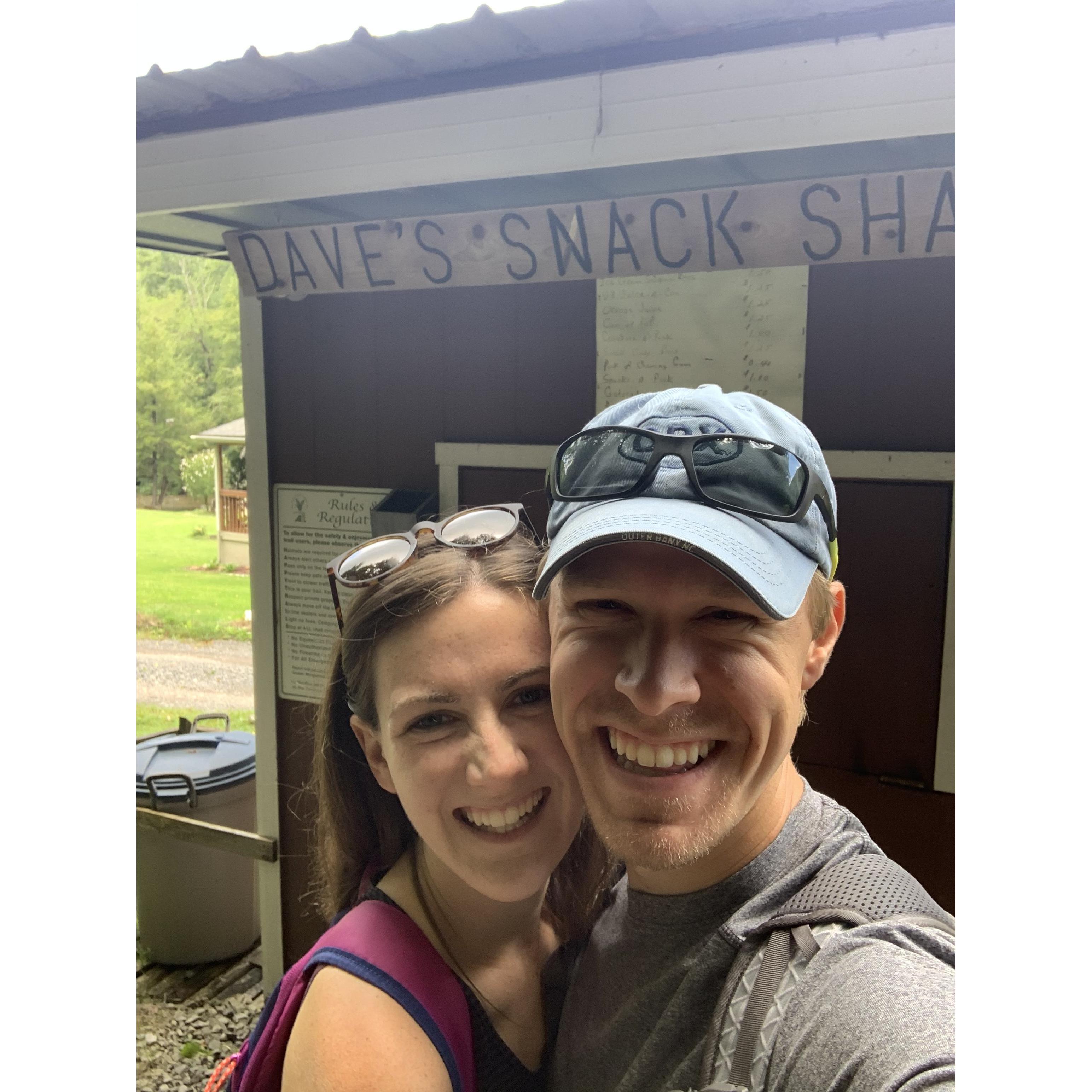 One of our favorite things to do when we visit each other is hike!