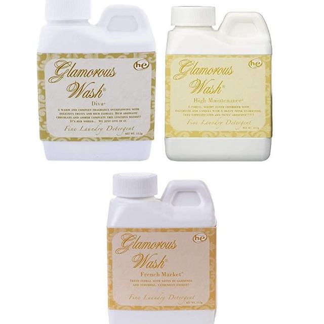 Tyler Glamorous Wash Laundry Detergent 4oz Gift Set (Diva, French Market, & High Maintenance)