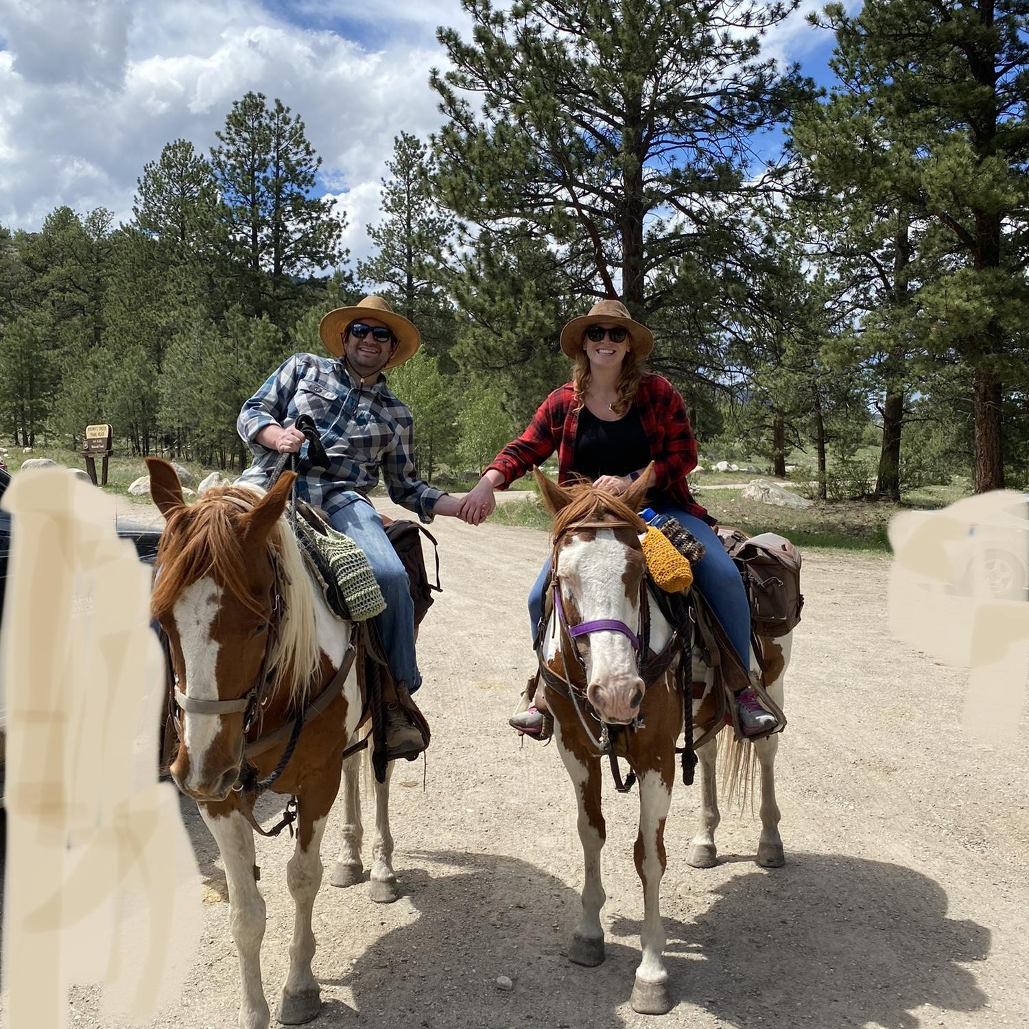 2nd Anniversary horseback riding in Buena Vista!