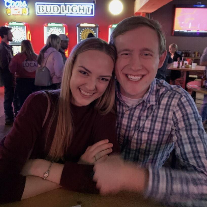 Our first picture together, the day after we met! November 26, 2021.