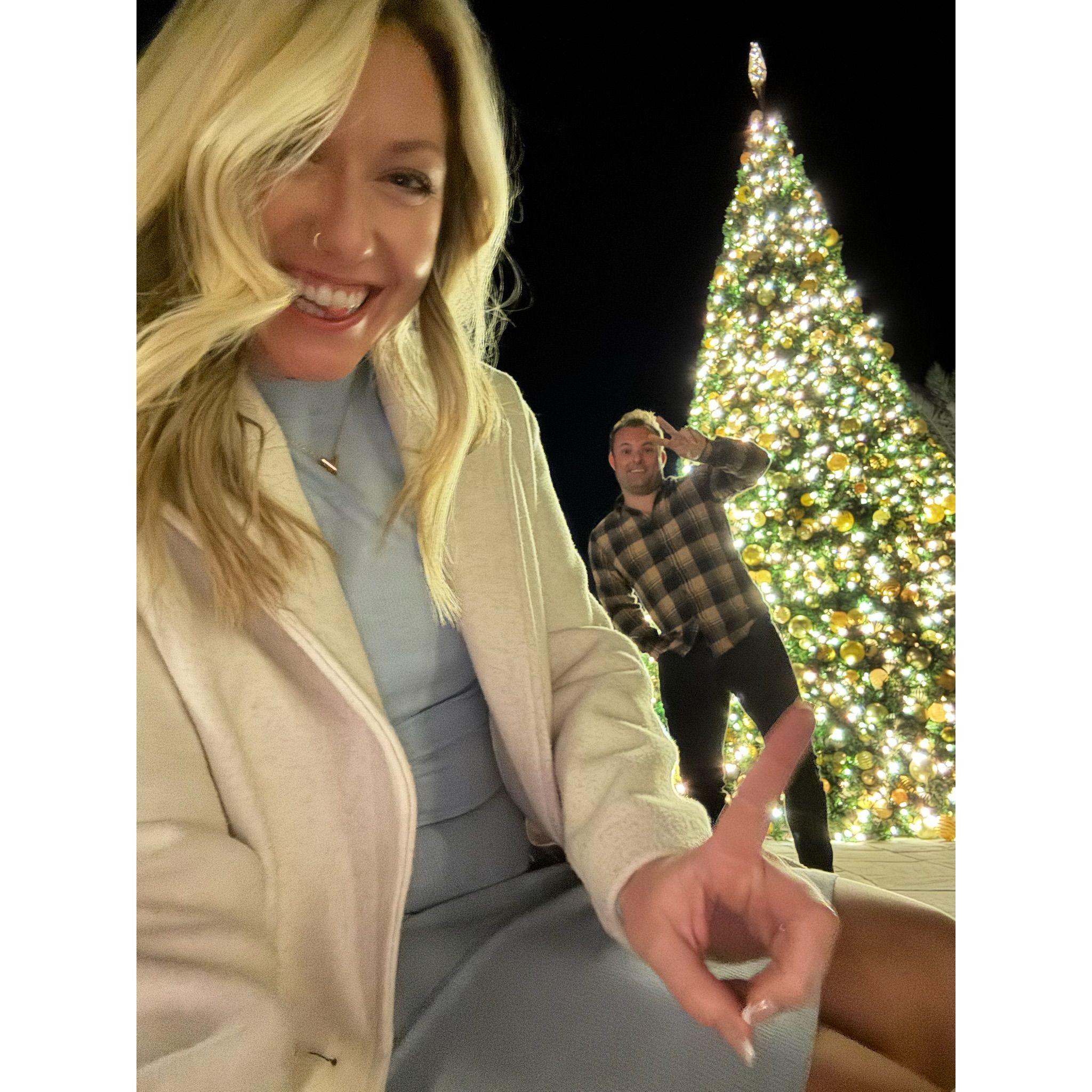 The night after Brandon proposed.