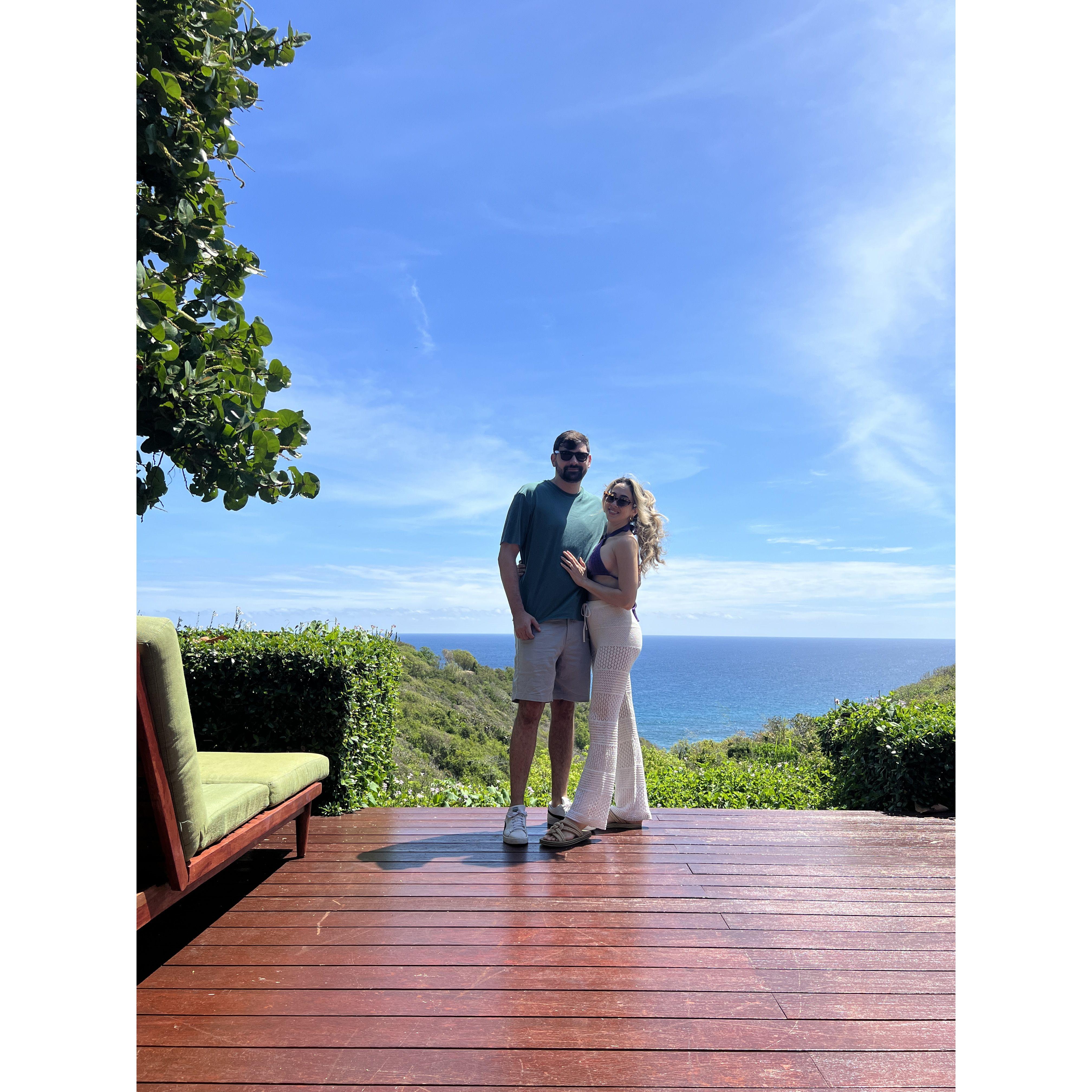 the day after we got engaged at Royal Isabela - April 2023