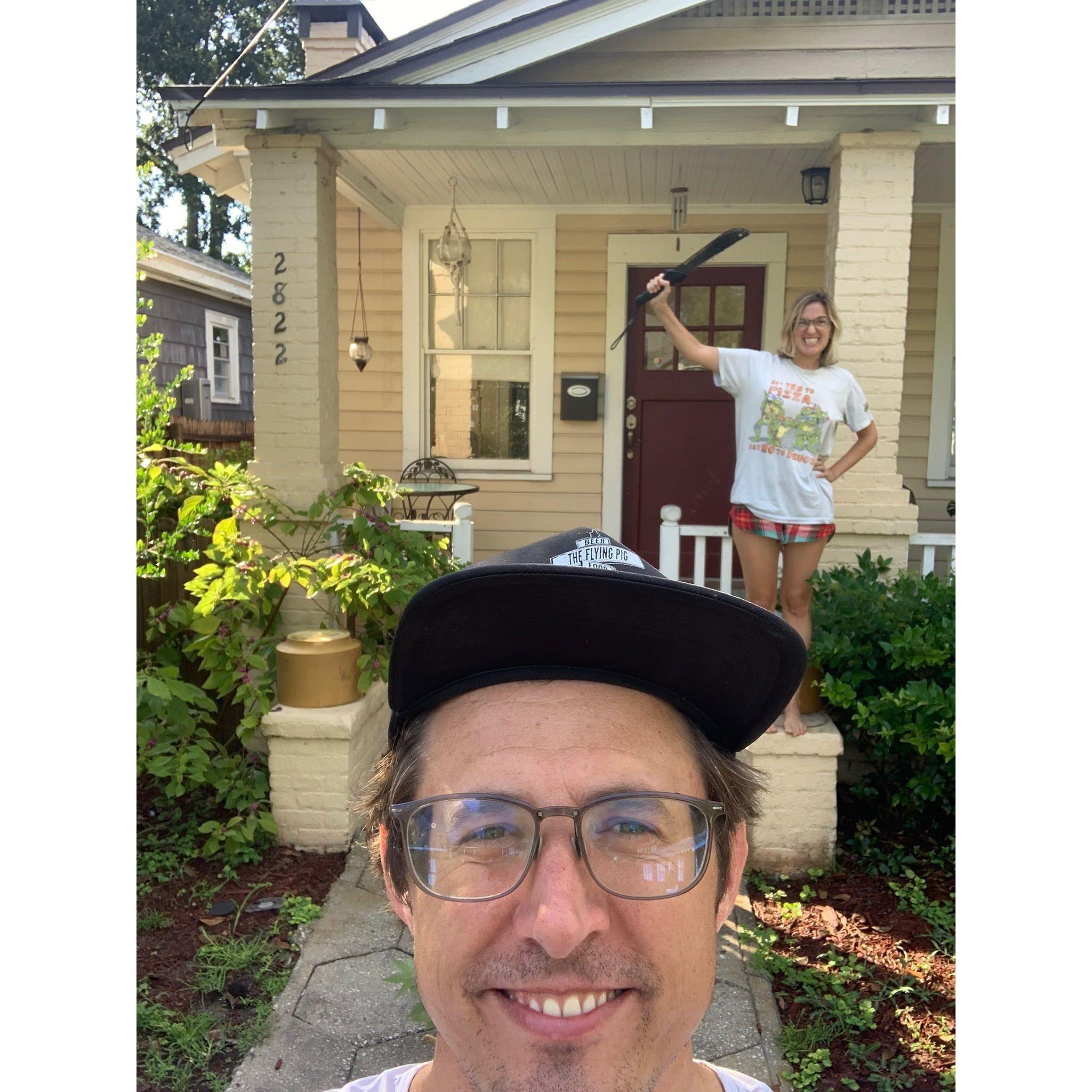 Amazingly, Genevieve agreed to move to Chicago in June 2021 and sold her charming little bungalow in Riverside shortly thereafter.