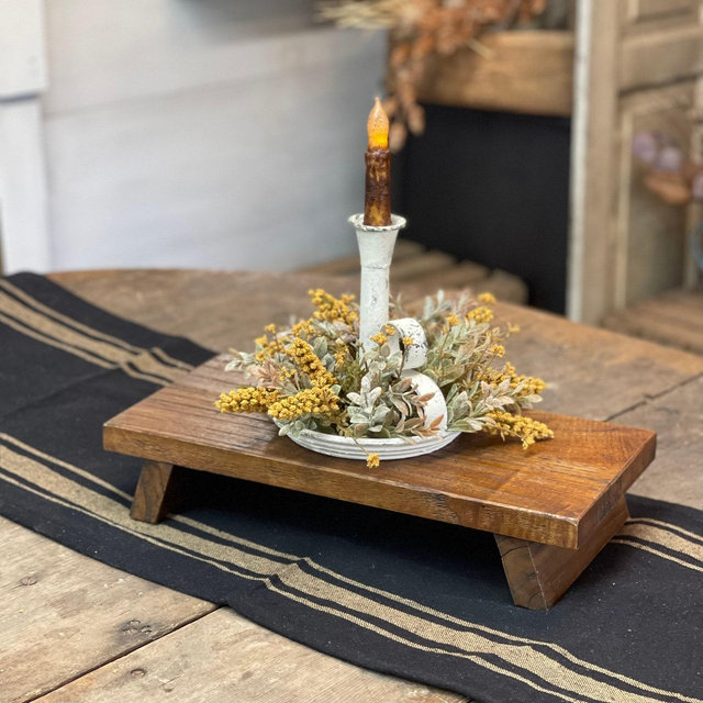Handmade Table Riser Wooden Rustic Brown Primitive Rustic Farmhouse Decor| Housewarming Gift| Mother's Day Gift| Limited Stock