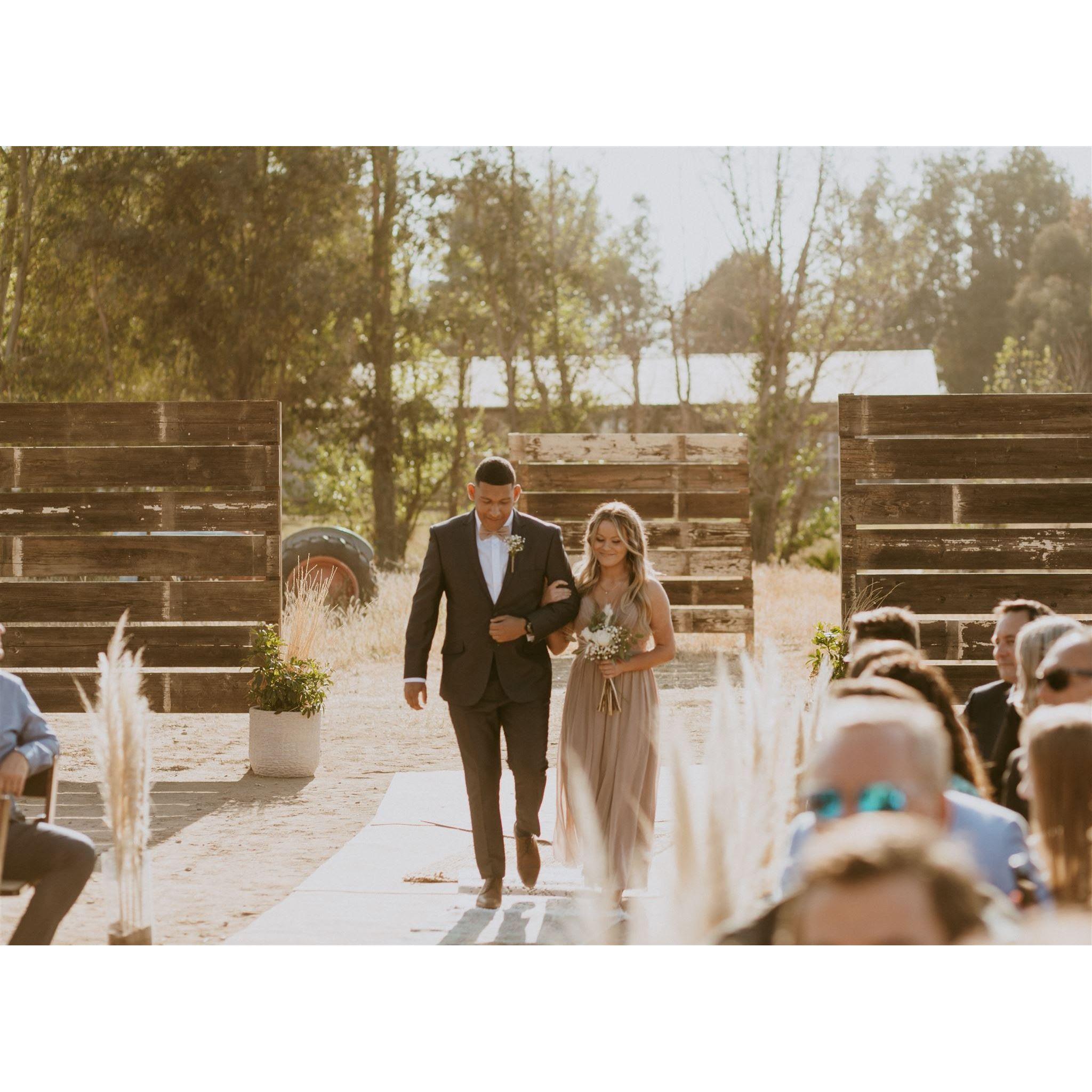 Celebrating our friend's wedding!