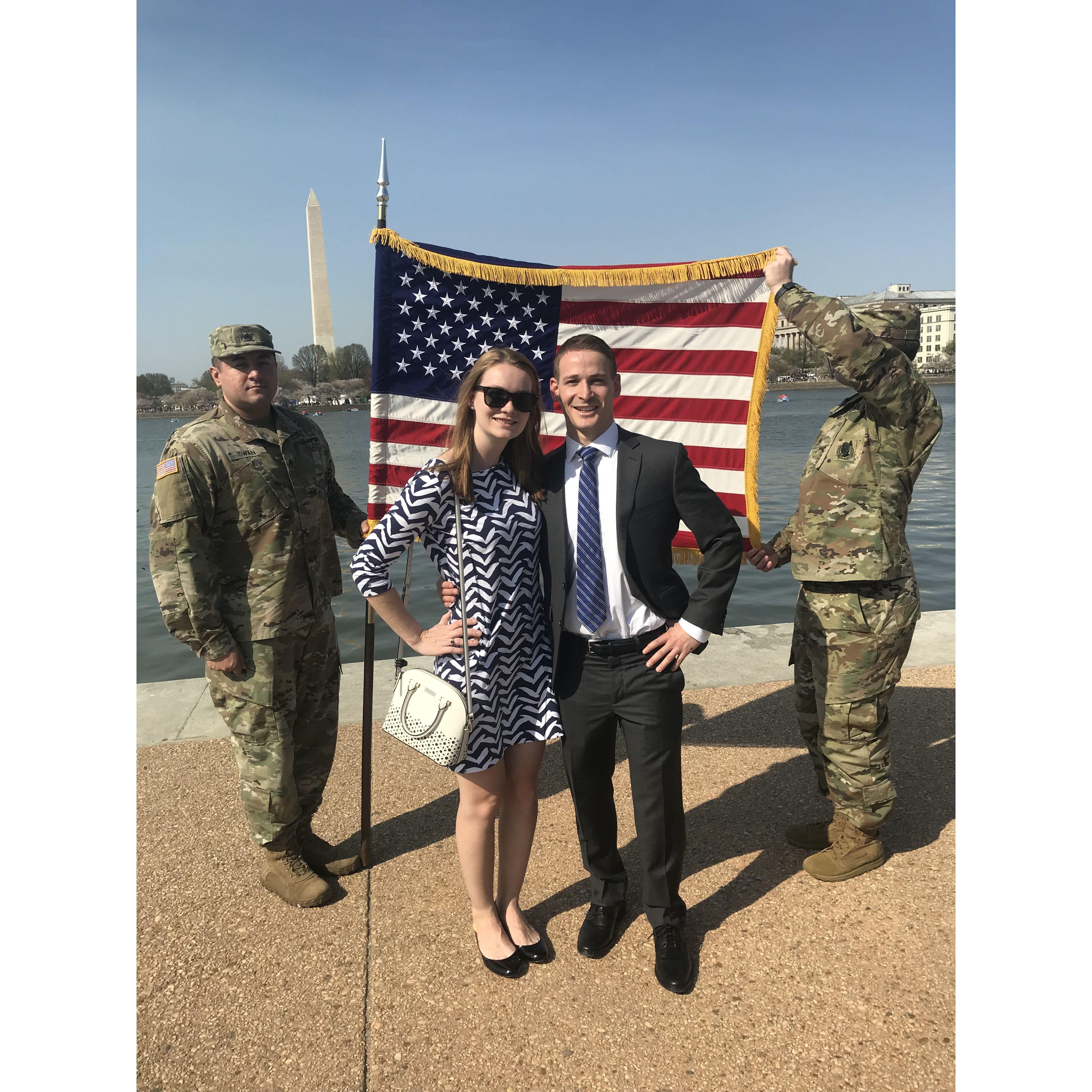 Daniel's Commissioning, April 2018