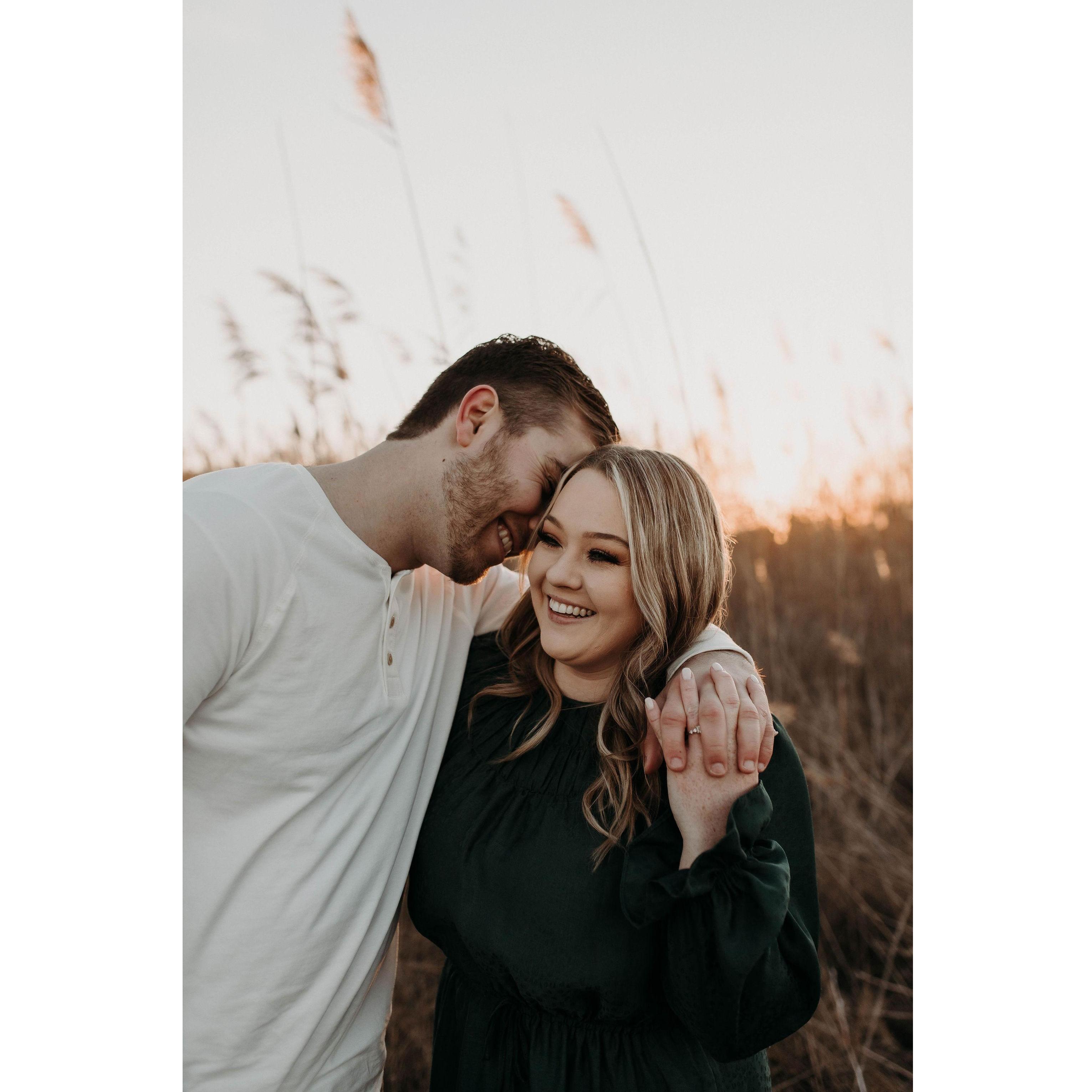 Engagements pictures with Fade to Grey photography.