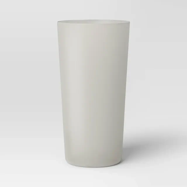 26 fl oz Plastic Tall Tumbler Cocoa Butter Beige - Room Essentials™