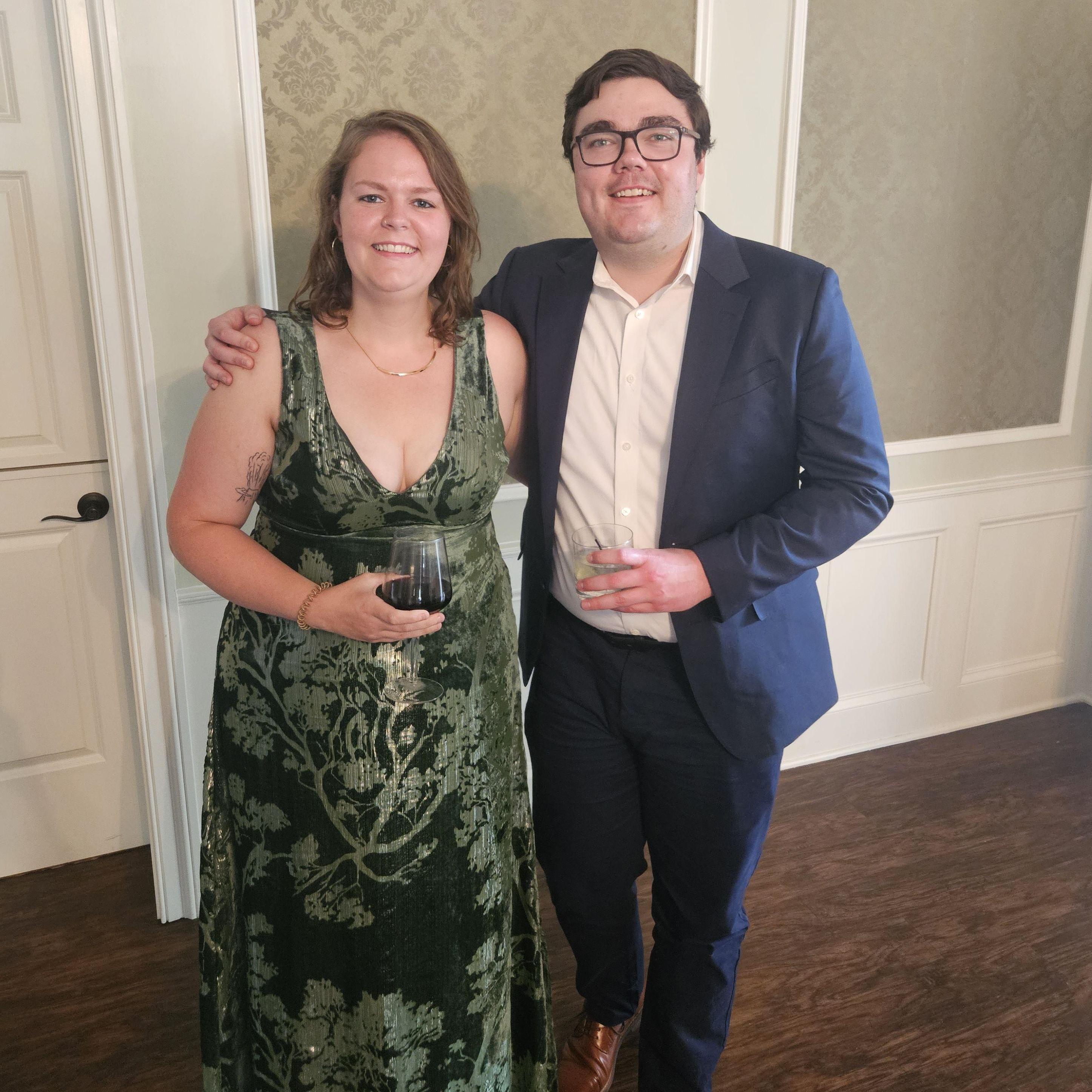 At a friend's wedding in June 2023