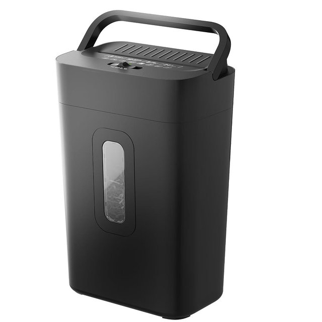 12-Sheet Cross Cut Paper Shredder, 5.55 Gallon Heavy Duty Shredder for Home Office, P-4 High Security Shredders for Paper/Credit Card/Mail/Staples/Clips, Portable Handle Design