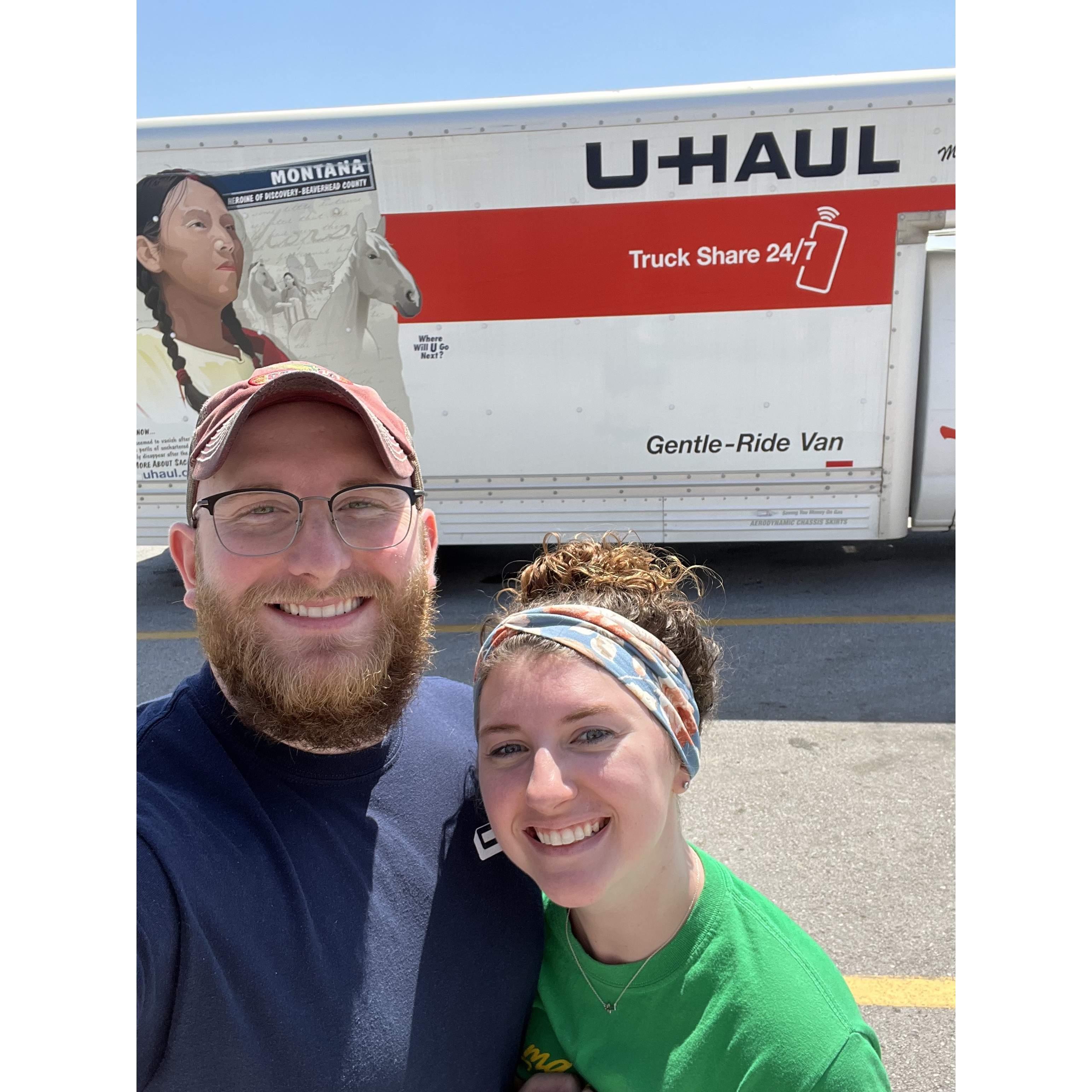 Moving to Columbia, MO - May 2022