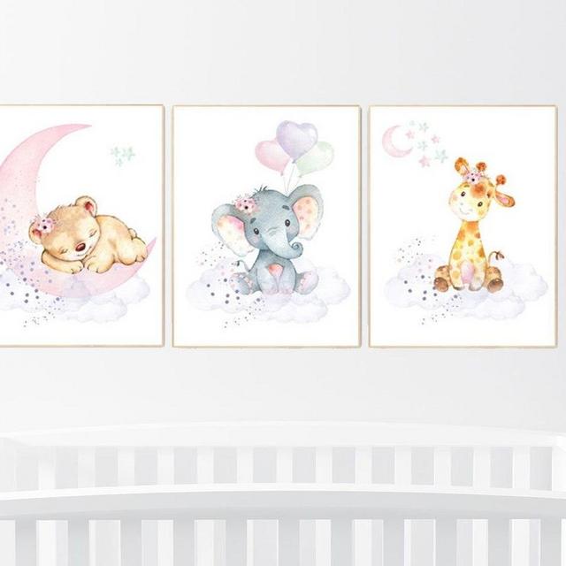 Nursery Animal Canvas Prints