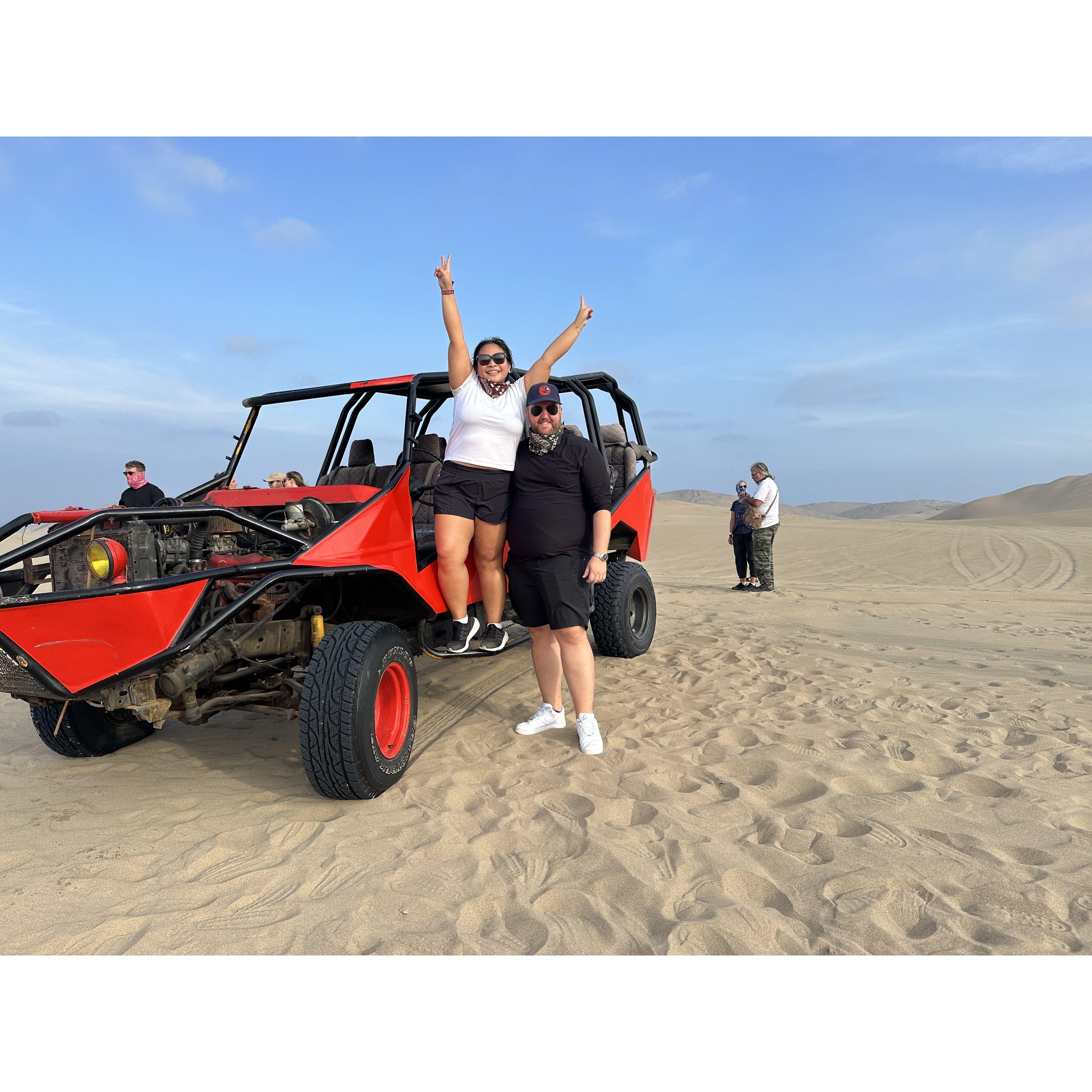 Sand cruising in Peru