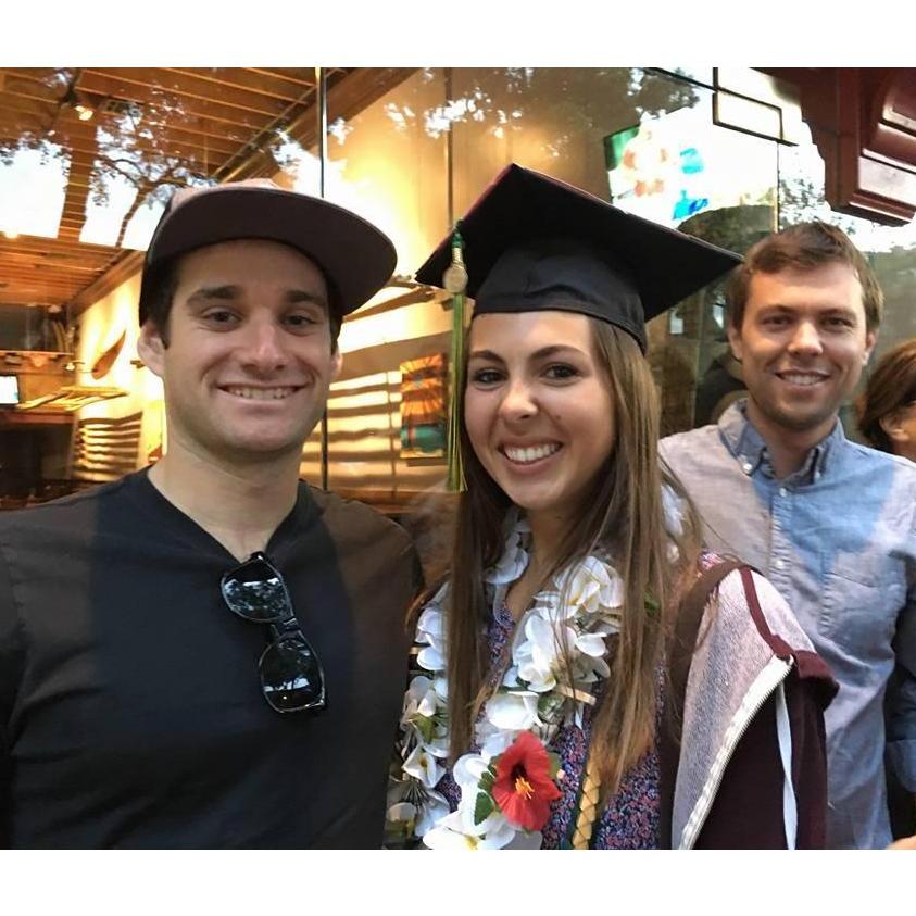 The One with Ellie's graduation in 2016... The famous 4am bar hopping story when Ellie's dad camped out so we could be first in the bar before graduation!