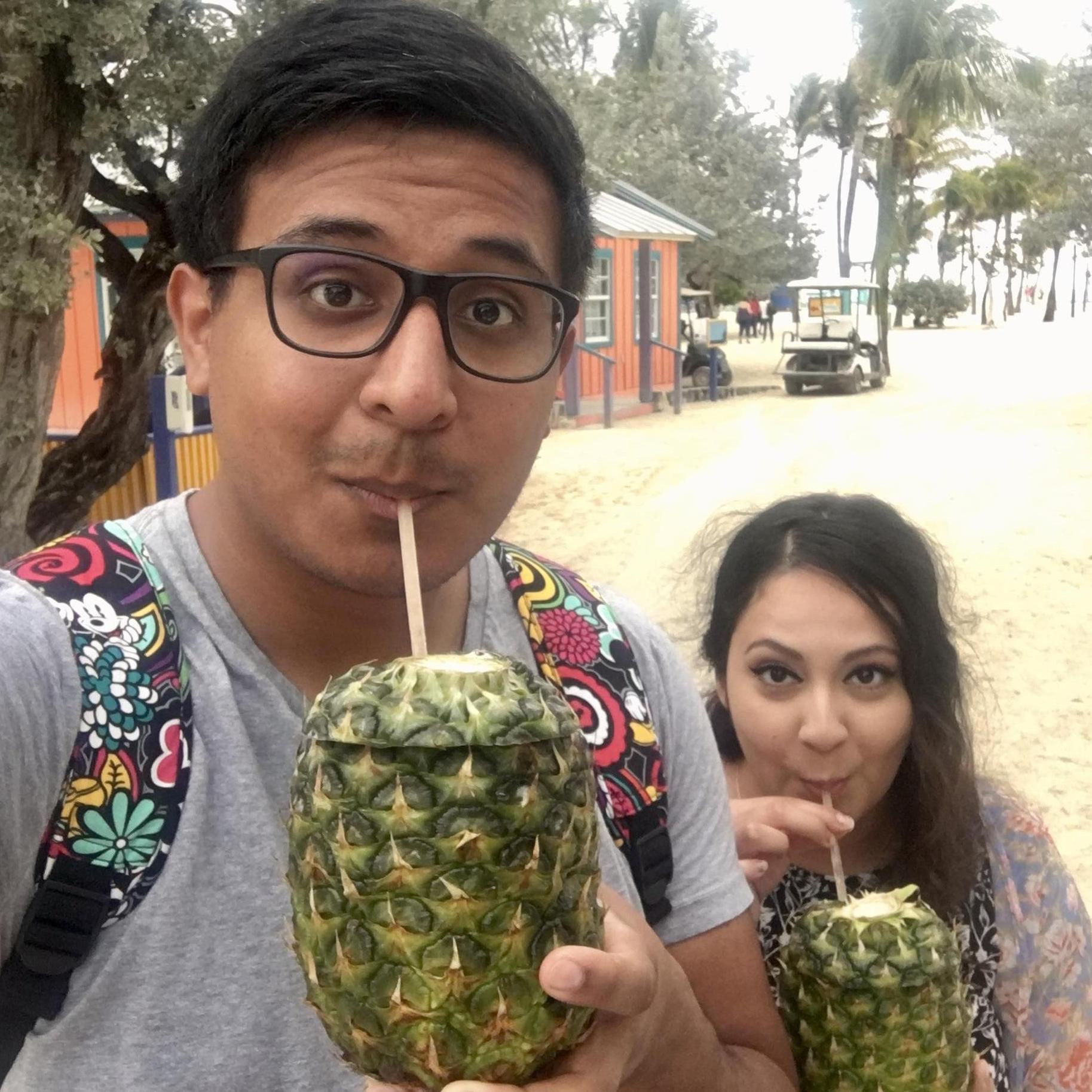 Cocktail selfie