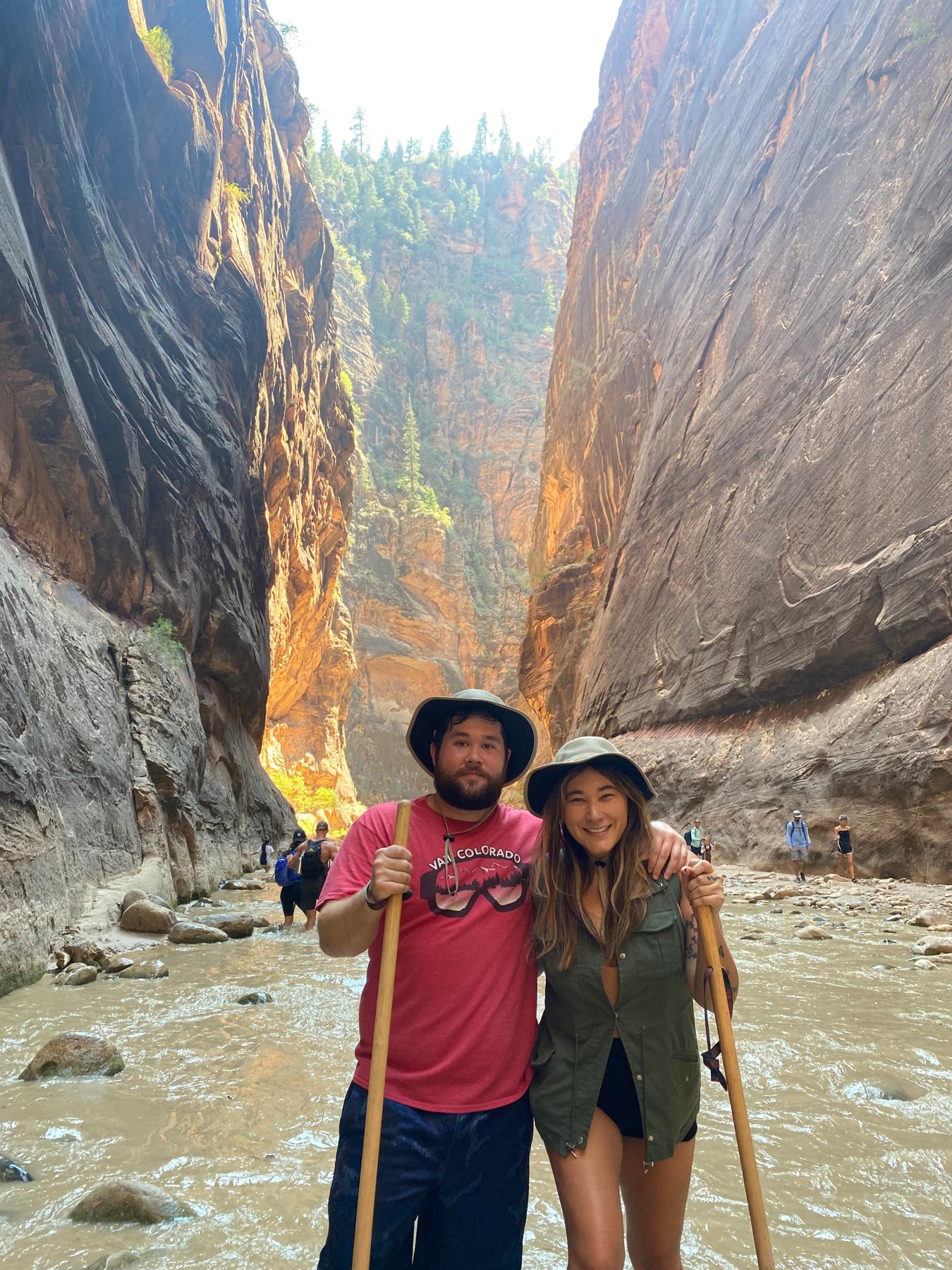 Zion National Park hiking The Narrows