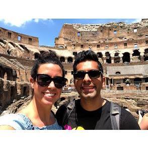 Touring the Colosseum in Rome, Italy May 2018