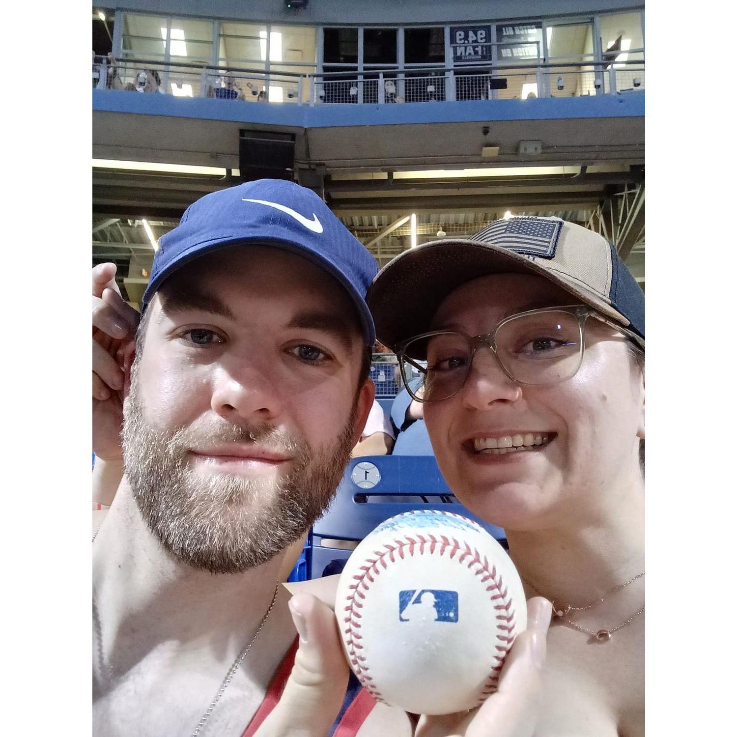 The time a baseball almost whopped us in the head