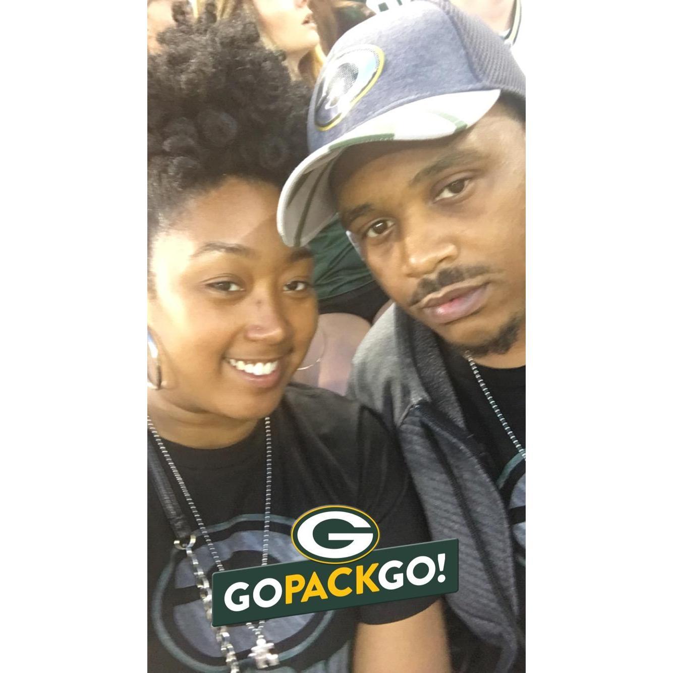 Our First Packers Game Together