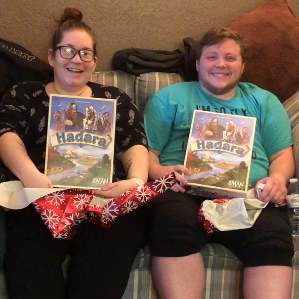 Christmas 2019 - We bought each other the same gift! LOL. We are 100% two peas in one pod. <3
