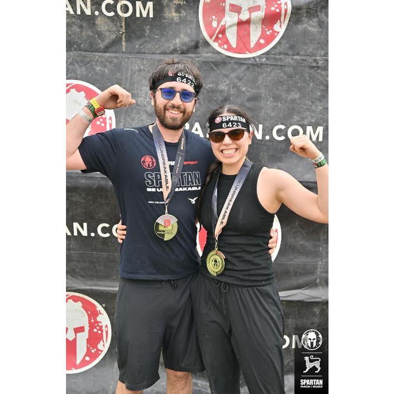 3 mile obstacle course to celebrate 3 years of dating!