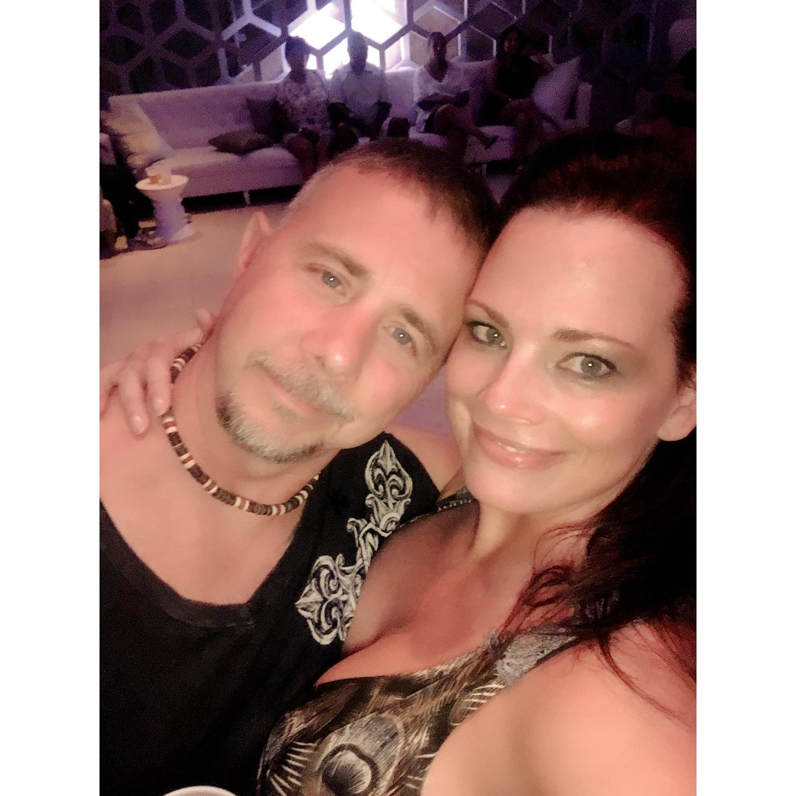 Our first night as an engaged couple...