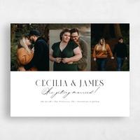 White Wedding Save the Date - Shahira Photo