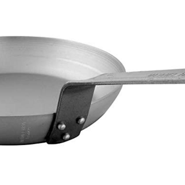 Mauviel M'Steel, carbon, nonstick fry pan, 9.5 Inch, Black Steel