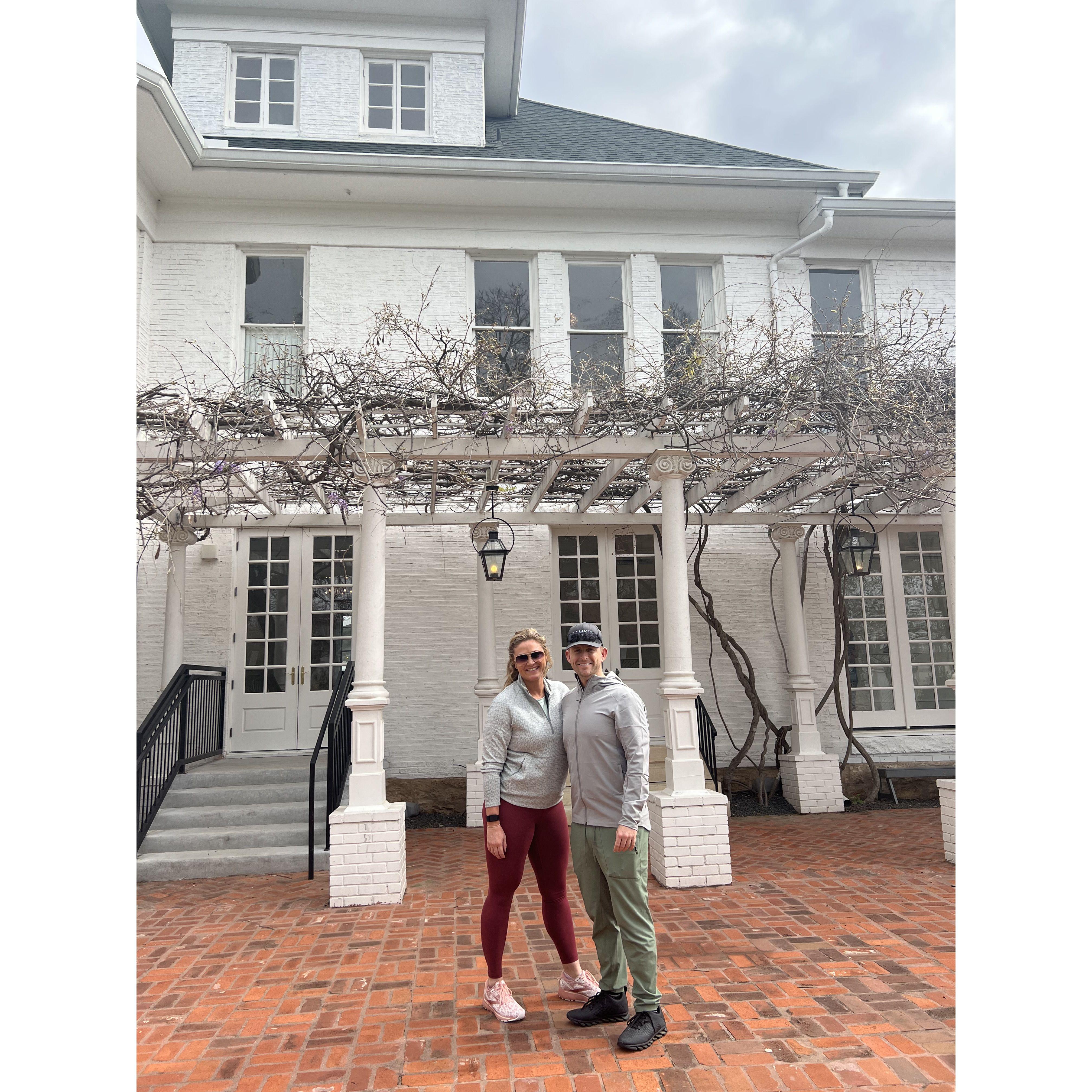 Where we will be saying our "I do's" shortly 