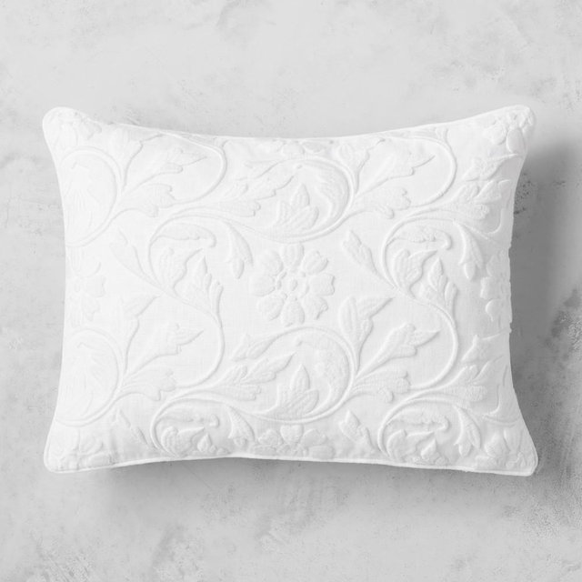 Heritage Linen Embroidered Pillow