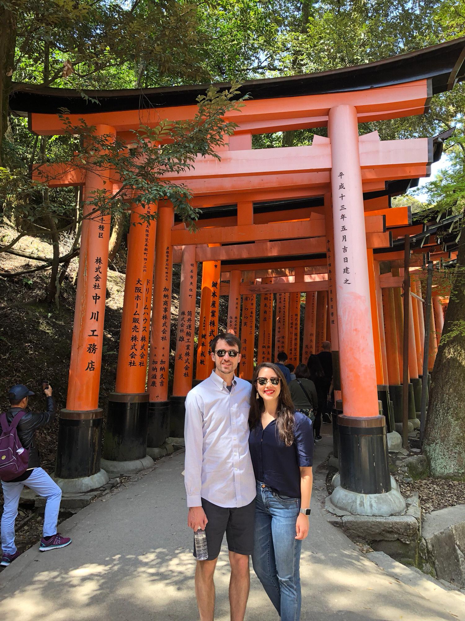 Our first trip to Japan together!  Kyoto, April 2019