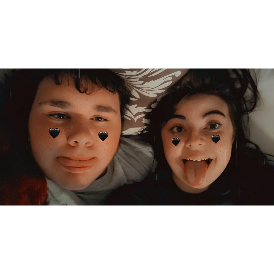 This is us on the night we got engaged.